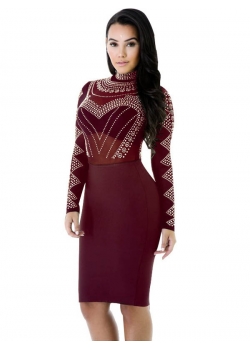 Women Bandage Bodycon Dress