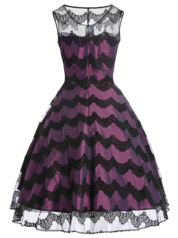 Fashion Sleeveless Vintage Casual Dress