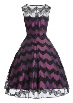 Fashion Sleeveless Vintage Casual Dress