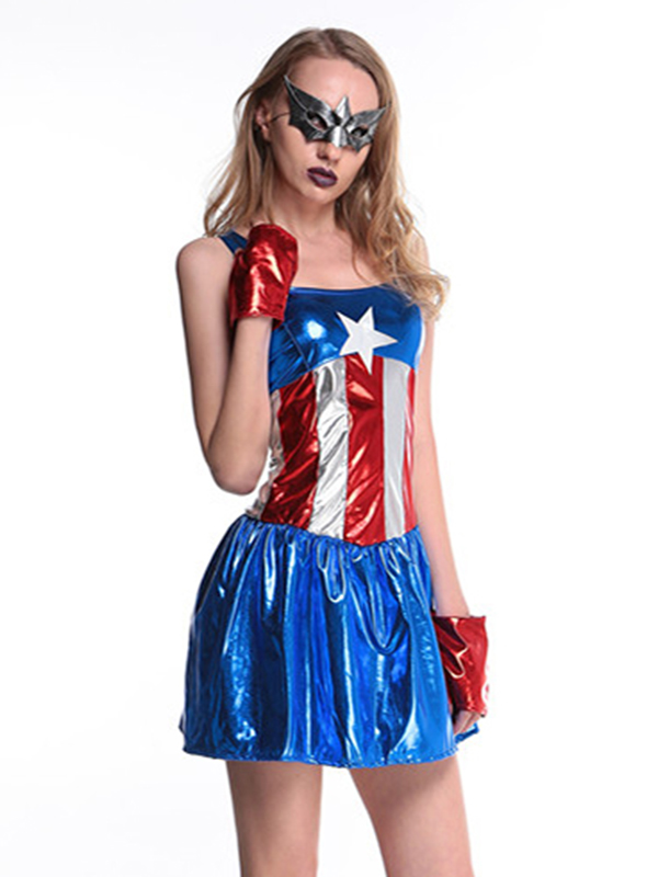 Fashion Super Heroine Women Costume Dress