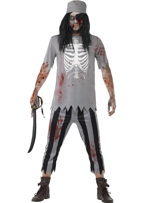 Men Ghost Cosplay Halloween Costume