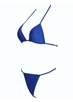 Blue Bikini Lingerie Set 