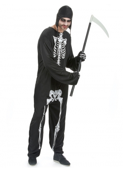 Men Black Halloween Costume