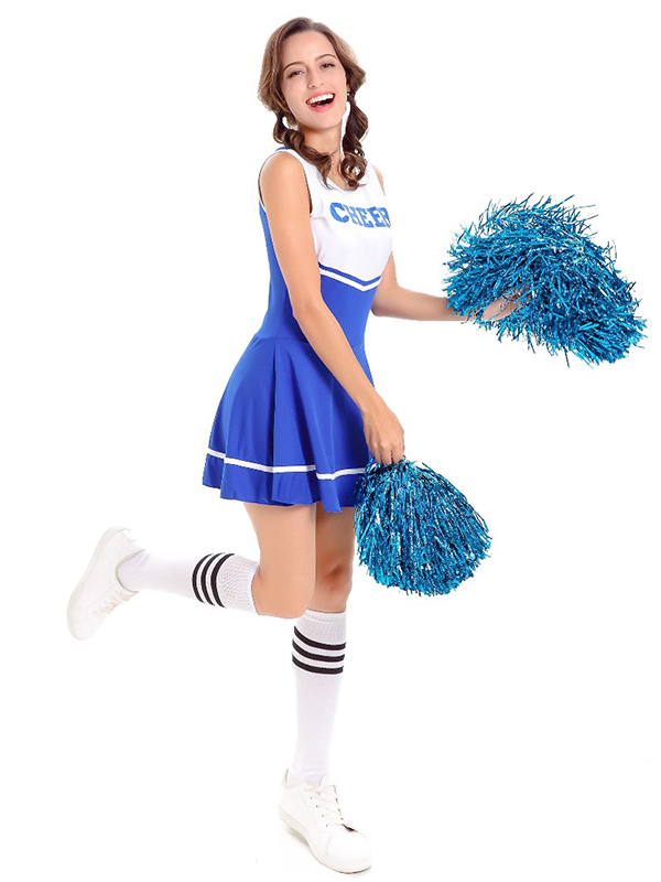  Women Fashion Sleeveless Cheerleading Uniform