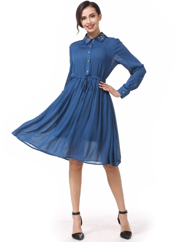 Blue Fashion Women Madi Dress