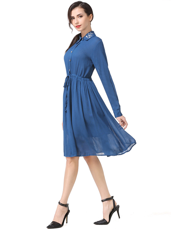 Blue Fashion Women Madi Dress
