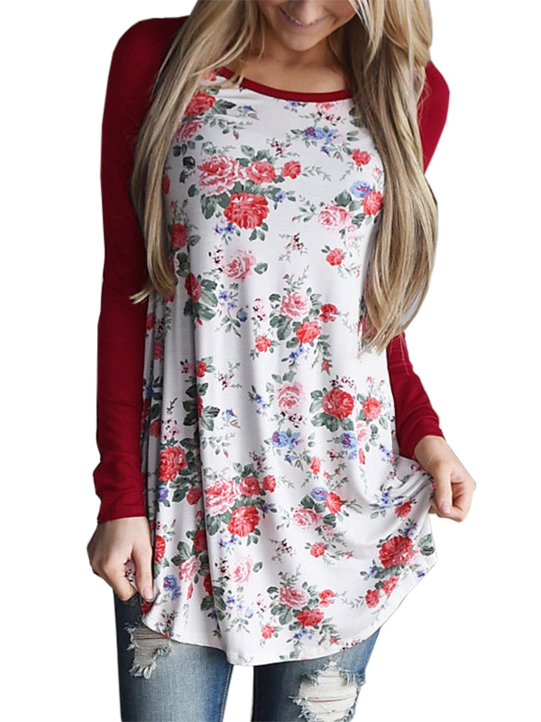Fashion Women Loose Blouse Ladies Casual Tops