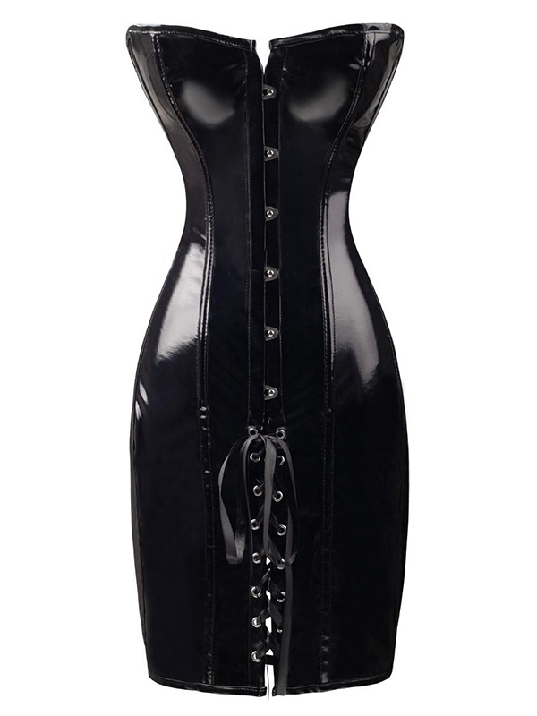 Sexy PVC Vinyl Corset