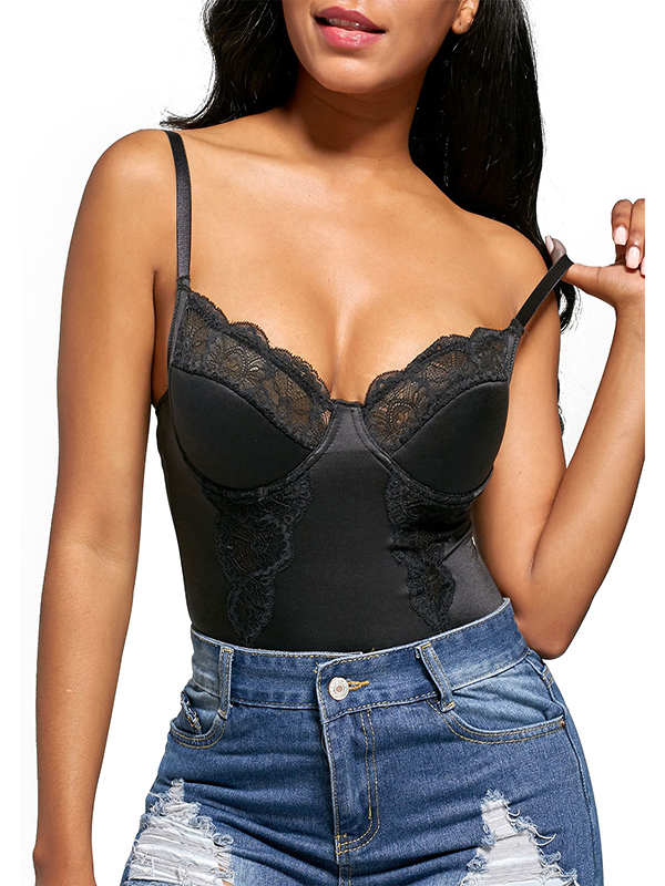 Sexy Push Up Corset Bodysuit