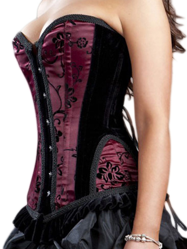 Women Sexy Waist Control Overbust Corset