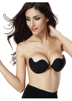 Black Sexy Invisiable Push Up Bra 