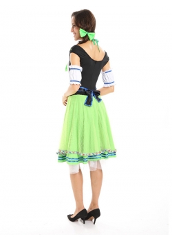 New Green Oktoberfest Beer Girl Costume