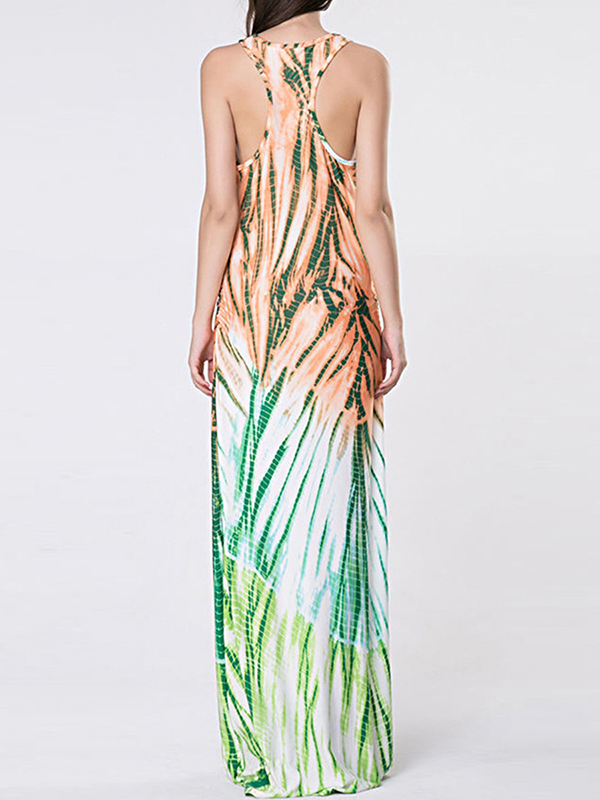 3 Colors S-5XL Casual Sleeveless Tank Top Maxi Dress