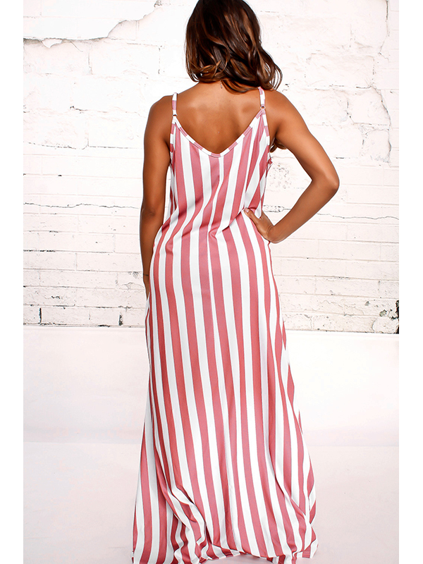 3 Colors S-XXL Long Sleeveless Maxi Dress