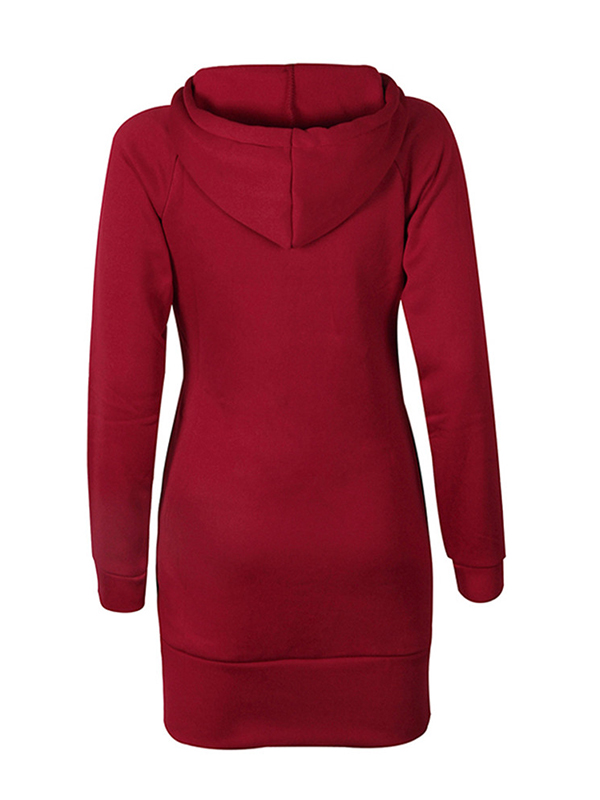 4 Colors S-XL Above Knee Length Casual Dress