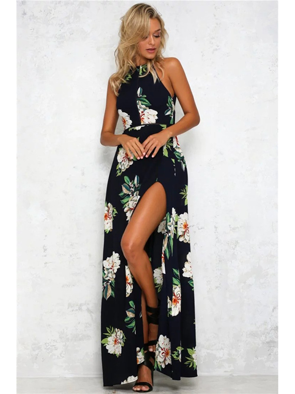 Alibaba Showcase Fashion Women Maxi Dress