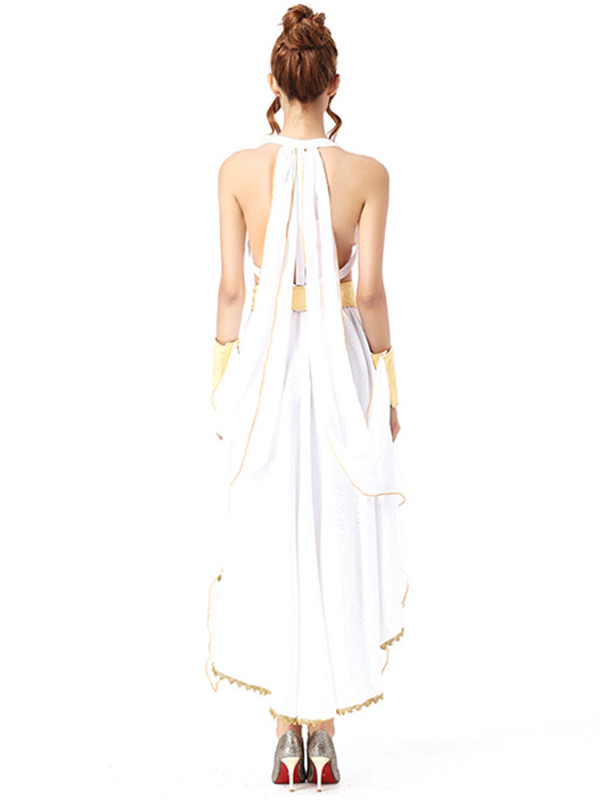 White One Size Sleeveless International Costume