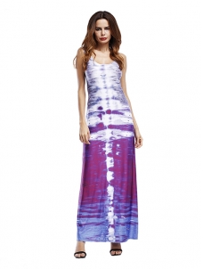 3 Colors S-5XL Long Sleeveless Maxi Dress