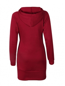 4 Colors S-XL Above Knee Length Casual Dress