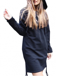 4 Colors S-XL Hoodies Solid Winter Dress 