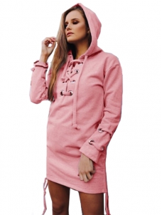 4 Colors S-XL Hoodies Solid Winter Dress 