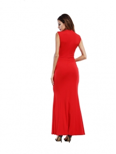 5 Colors S-5XL Pure Elegant Sleeveless Maxi Dress