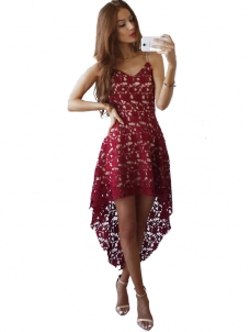 5 Colors S-XL Sexy Women Lace Dress