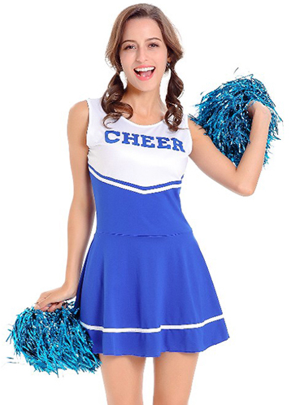  Women Fashion Sleeveless Cheerleading Uniform