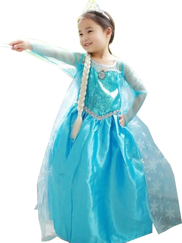 Children Elsa Costume Sale by one lot with Five Sizes