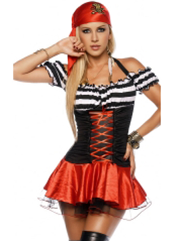 Off-shoulder Pirate Costume 