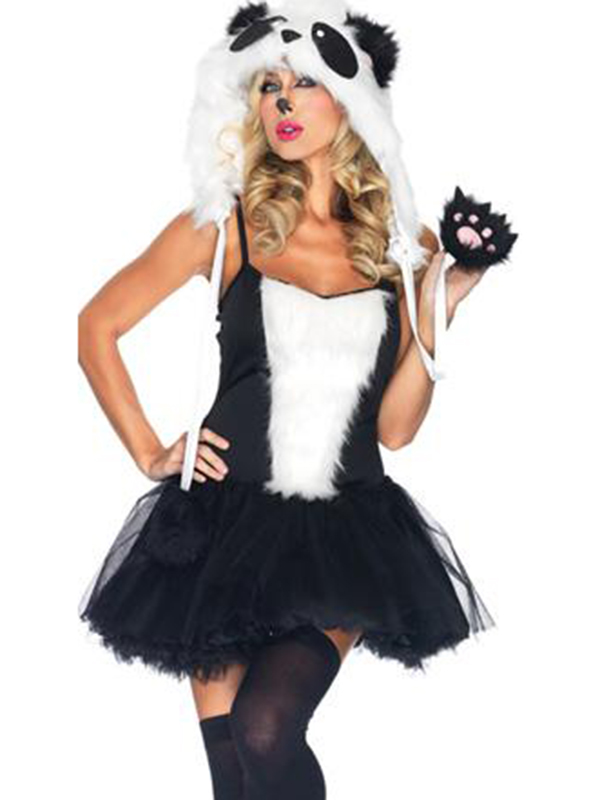 Sexy Skirt Panda Cosplay Costume