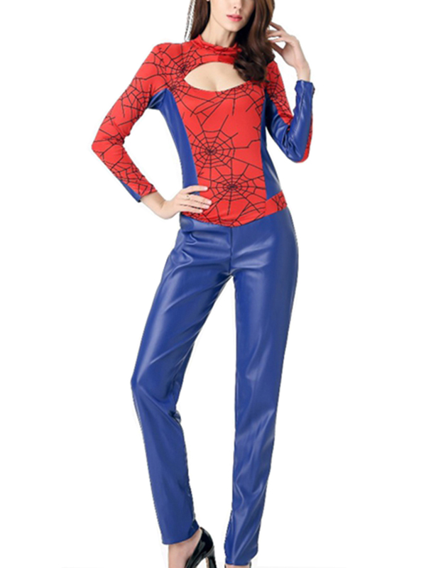 Sexy Spider Women Jumpsuit Costume