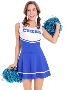  Women Fashion Sleeveless Cheerleading Uniform