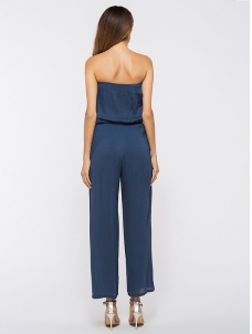 2 Colors M Sleeveless Embroidery Jumpsuit