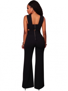 3 Colors S-3XL Fashion Sleeveless Jumpsuit