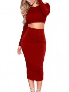 3 Colors S-L High Rise Eye-Catching Midi Dress