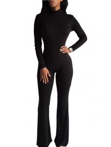 3 Colors S-XL Long Sleeve Jumpsuit 