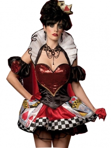 Deluxe Card Queen Costume