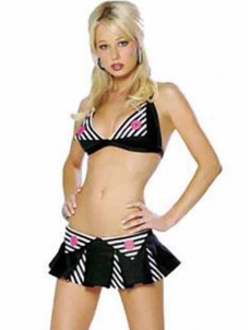 Fashion Striped Women Costume