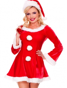 Red Santa Costume Women