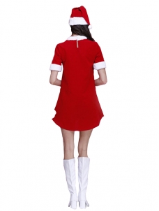 Red One Size Sexy Women Christmas Costume