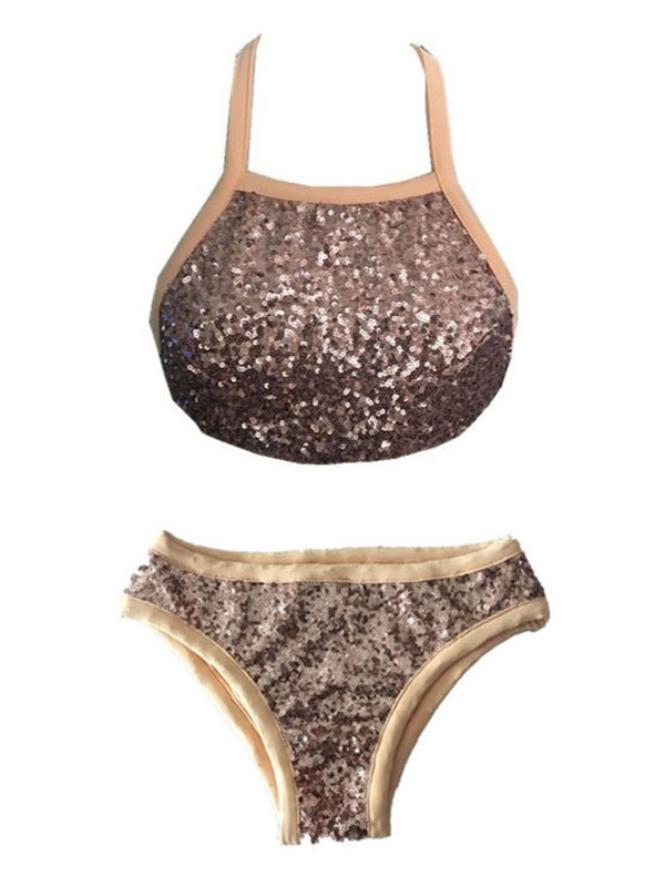 Gold S-XL Sexy Women Bikini Set