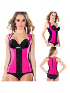 Rose S-3XL Vest Waist Trainer Latex Corset