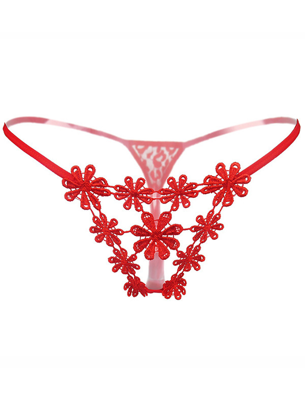 6 Colors One Size Lace Transparent Sexy Panties