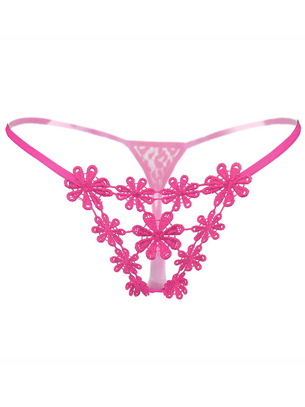 6 Colors One Size Lace Transparent Sexy Panties