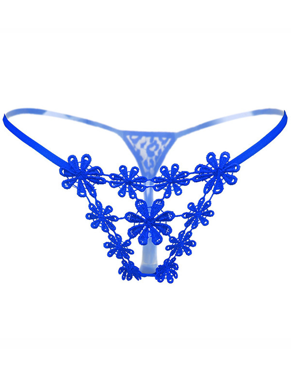 6 Colors One Size Lace Transparent Sexy Panties
