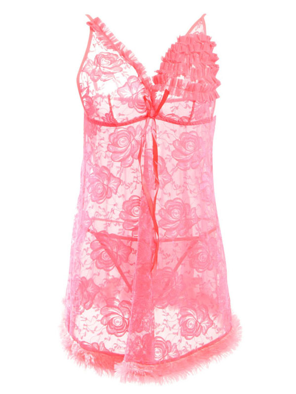 7 Colors One Size Sexy Lace Babydoll Lingerie