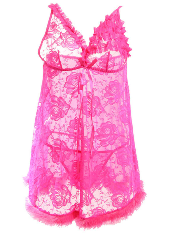 7 Colors One Size Sexy Lace Babydoll Lingerie