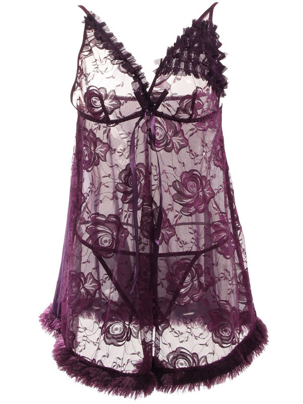 7 Colors One Size Sexy Lace Babydoll Lingerie