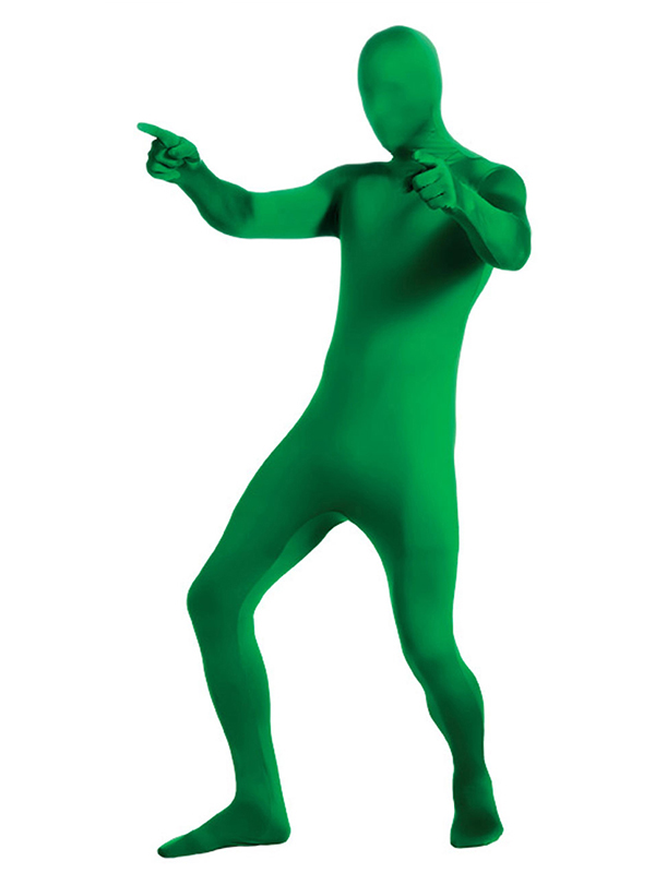 Green One Size Full Bodysuit Zentai Costume